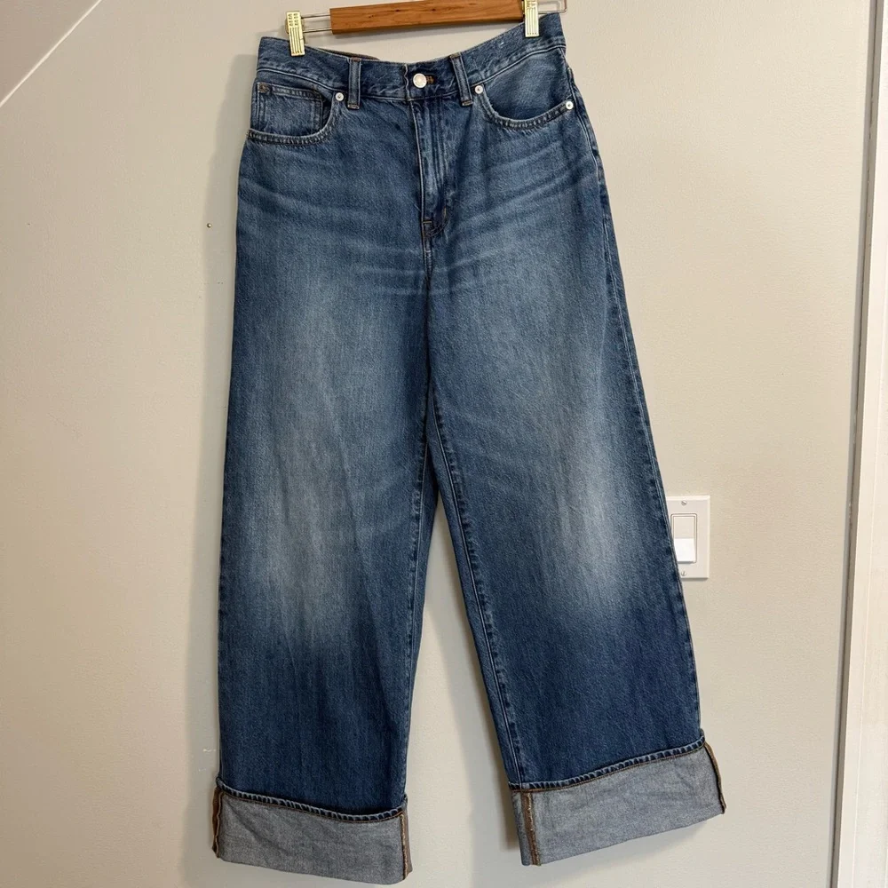 Madewell Superwide-Leg Jeans in Fannin Wash NQ160 - Picture 6 of 16